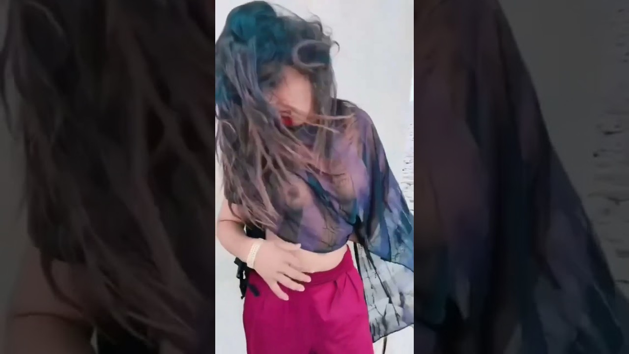 new hot mujra dance in transparent dress || bigo live || tiktok no bra challenge|| #asmr boobs
