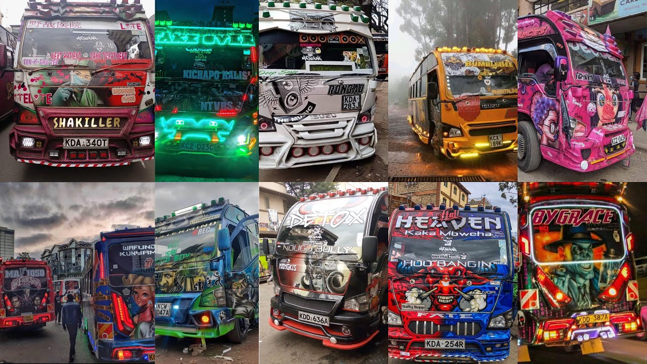 New, Hottest & Trending Matatus (nganya)  MATATU CULTURE(4K)