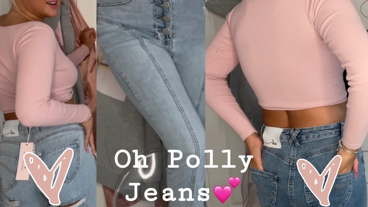 'NEW IN' OH POLLY JEANS | DENIM COLLECTION TRY ON HAUL