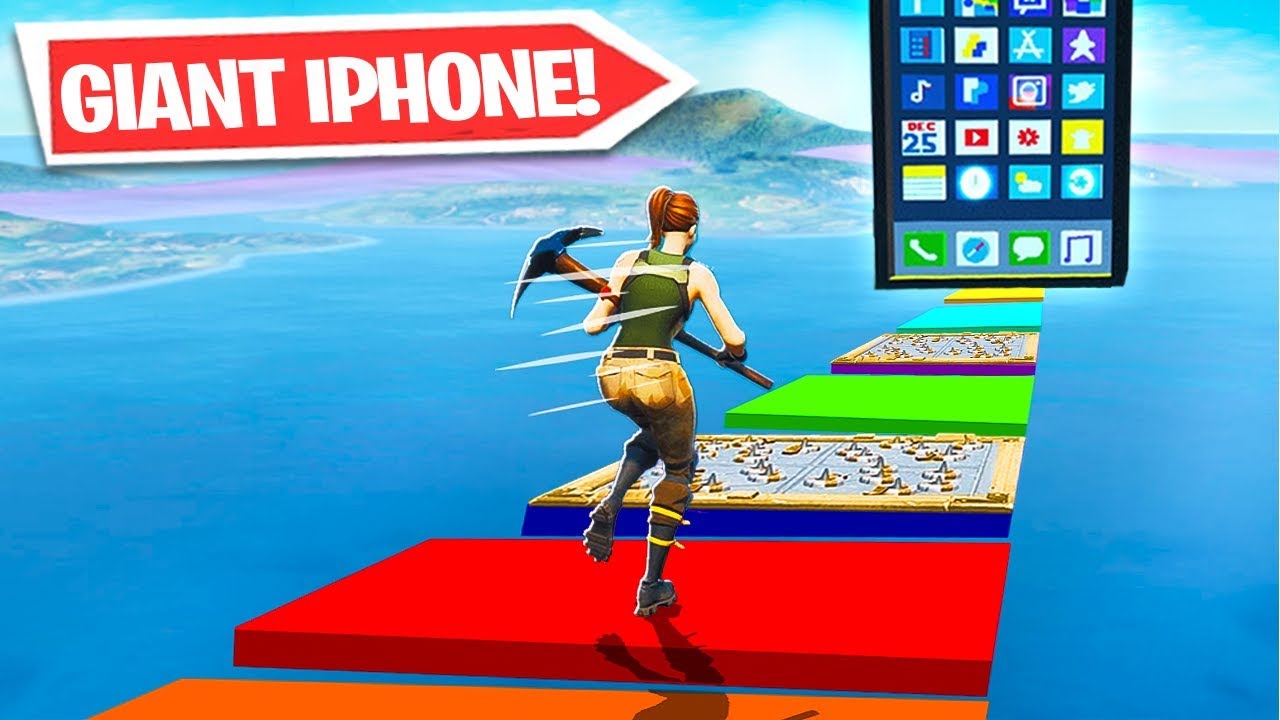 NEW IPHONE DEATHRUN in Fortnite with Kenworth!