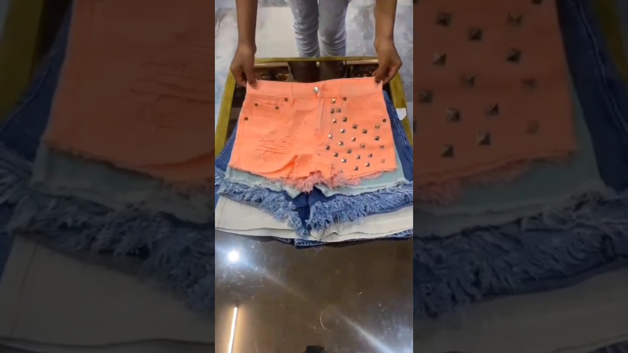 new jeans pant design for girl ll hot short pants for girls ll hotpant #shorts #tranding #viralvideo