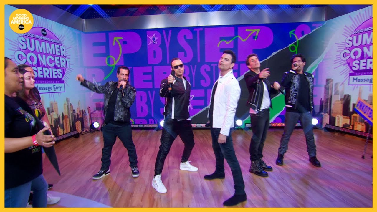 New Kids on the Block perform 'Step by Step'