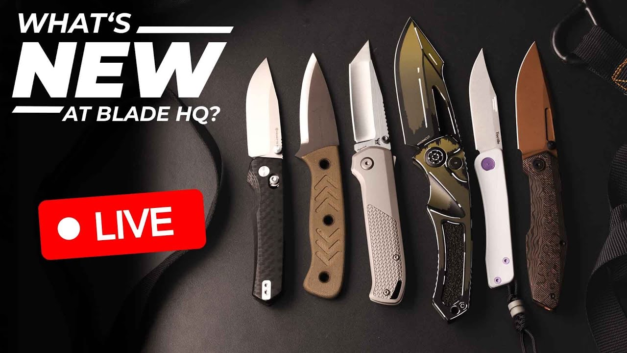 New Knives at Blade HQ for the week of 6/16/2025 LIVE