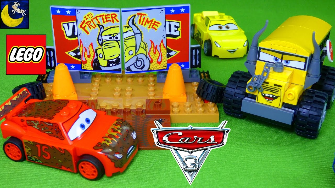 NEW LEGO Juniors Disney Cars 3 Toys Thunder Hollow Crazy 8 Race Miss Fritter Lightning McQueen Toys