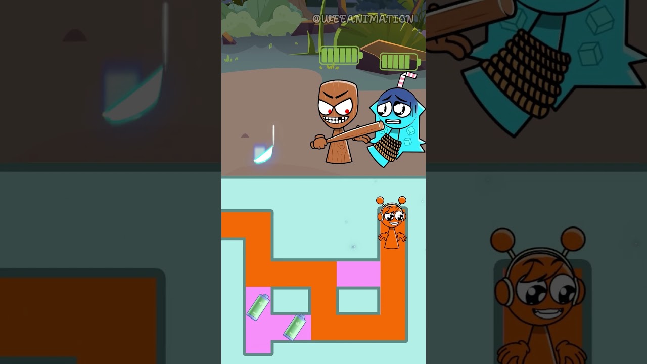 NEW Maze Challenge: Help Sprunki Save Aqua from Tung Tung Tung Sahur