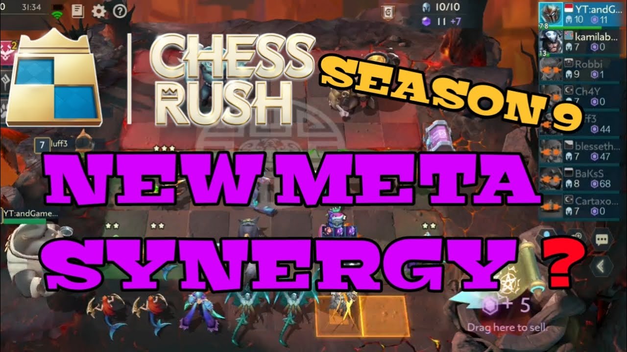 NEW META SYNERGY? | BEST COMBO | SEASON 9 | ASSASSIN COMO | CHESS RUSH