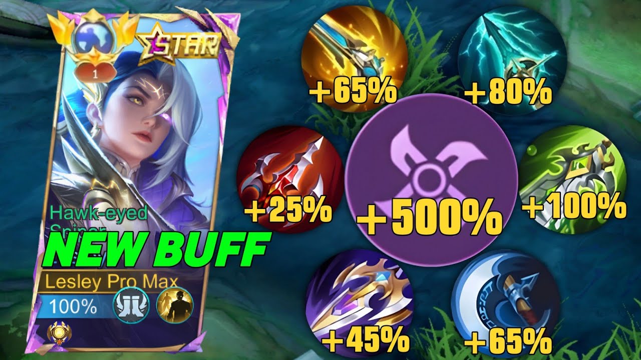 NEW META!! TOP GLOBAL LESLEY FULL DAMAGE 1 HIT BUILD 2025!!💀 (must try this op build) - MLBB