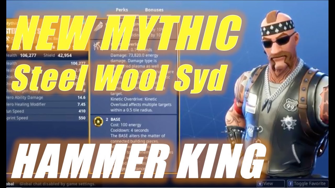 New Mythic Constructor, Steel Wool Syd