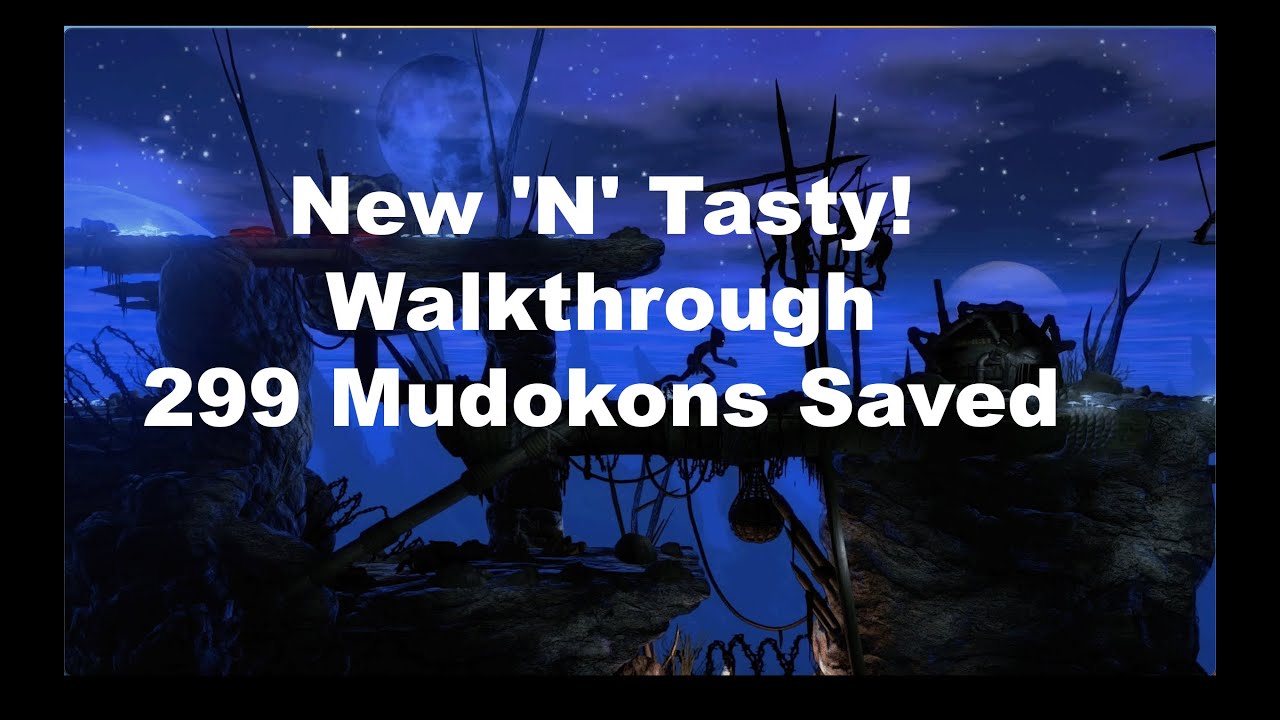 New 'N' Tasty! Oddworld: Abe's Oddysee - Nintendo Switch - 100% Walkthrough - 299 Mudokons Saved- 4K