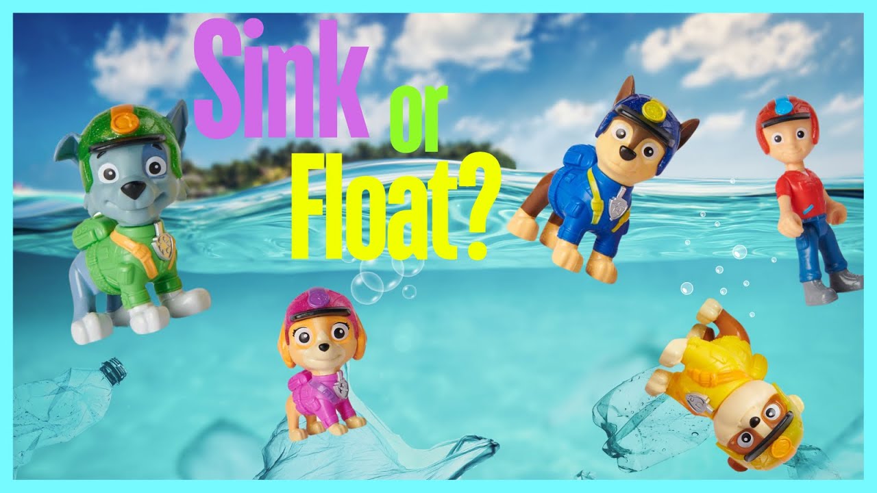 New Paw Patrol Toys! Will they Sink or Float?