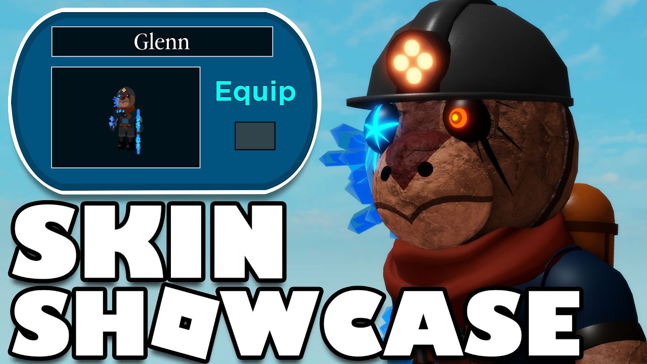 NEW PIGGY GLENN SKIN SHOWCASE (Jumpscare, Emotes, & Music)