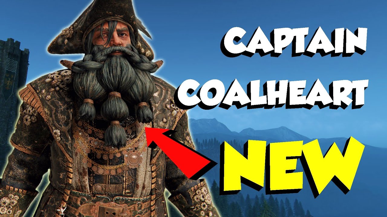 NEW Pirate Hero Skin CAPTAIN COALHEART Duels | For Honor