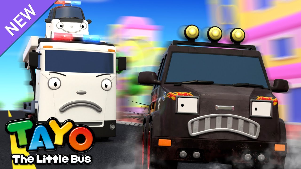 *NEW* @RESCUETAYO Super Police Cars | Paul and Liz are on the way! | Tayo Rescue Team Song