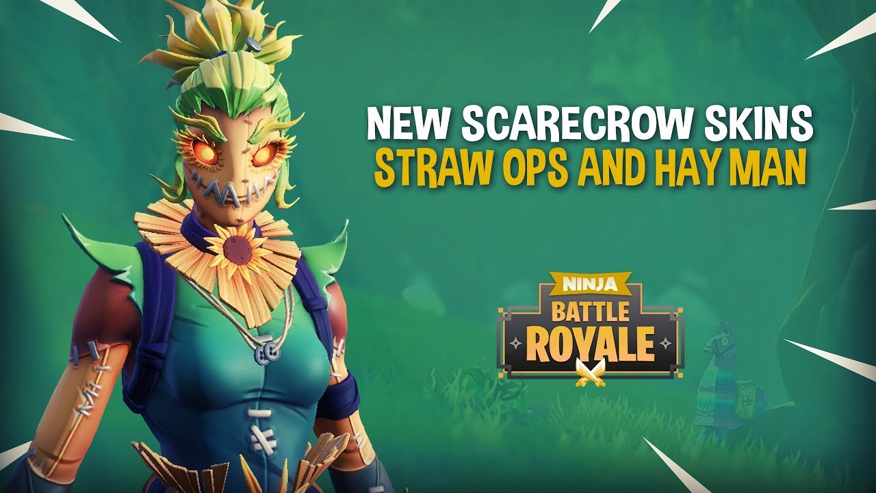 NEW Scarecrow Skins!! Straw Ops & Hay Man - Fortnite Battle Royale Gameplay - Ninja