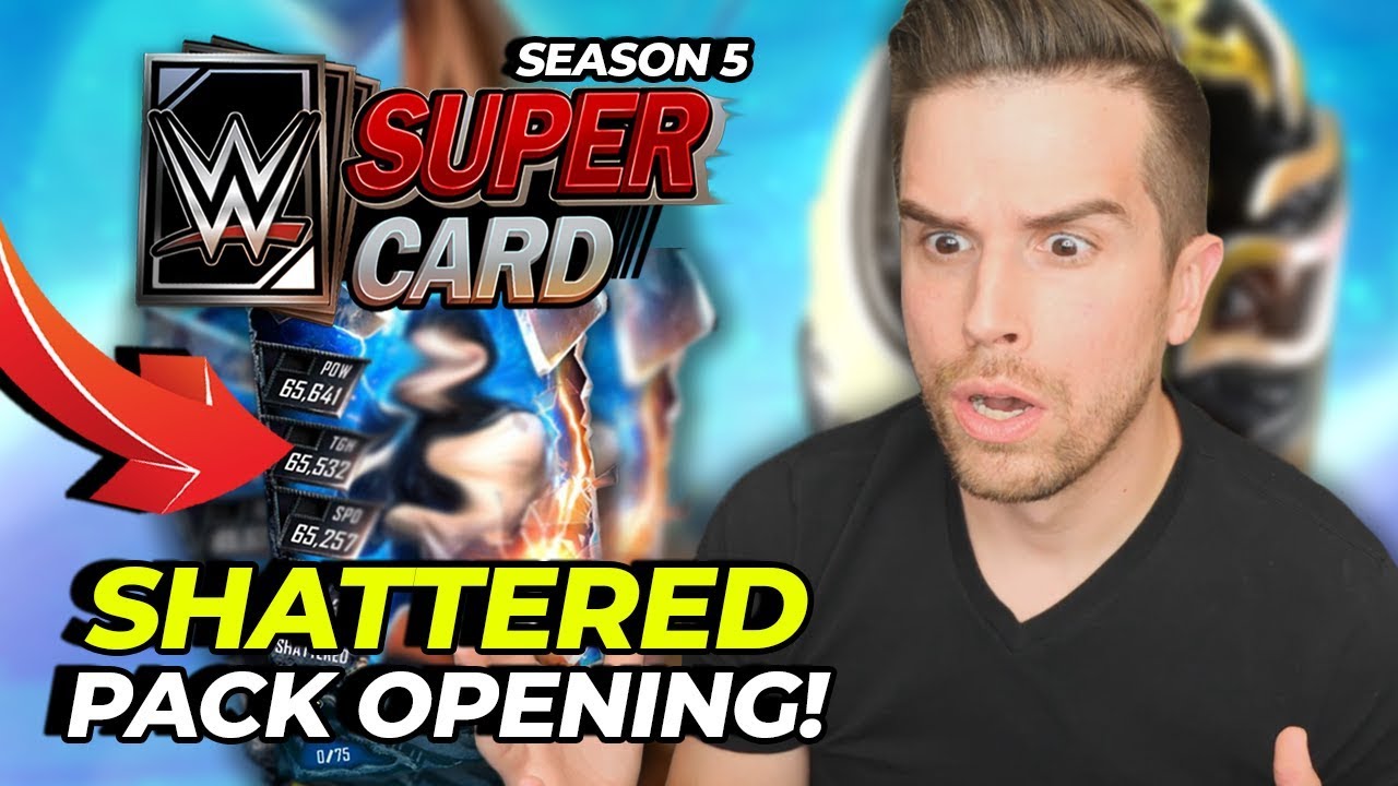 NEW SEASON!! SHATTERED PACK OPENING!! | WWE SuperCard Season 5 (#1)
