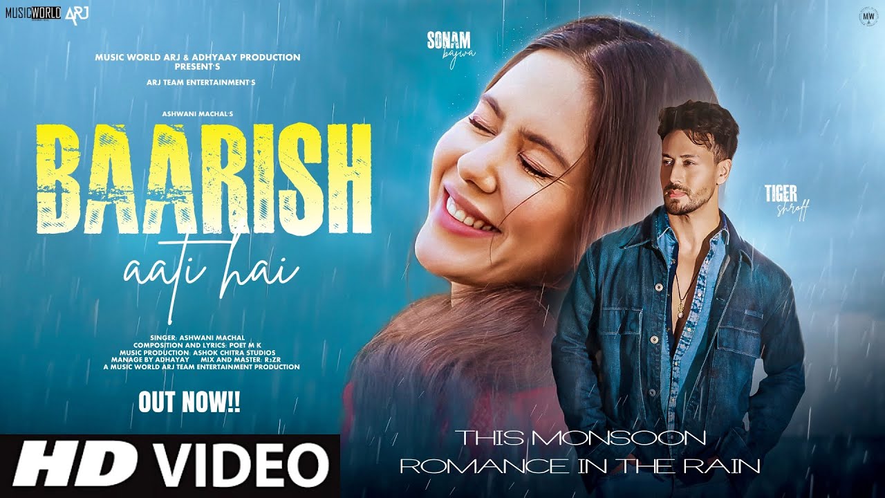 New Song 2025 | New Hindi Song | Barsaat Aati Hai | Tiger Shroff | Sonam Bajwa | Romantic Song