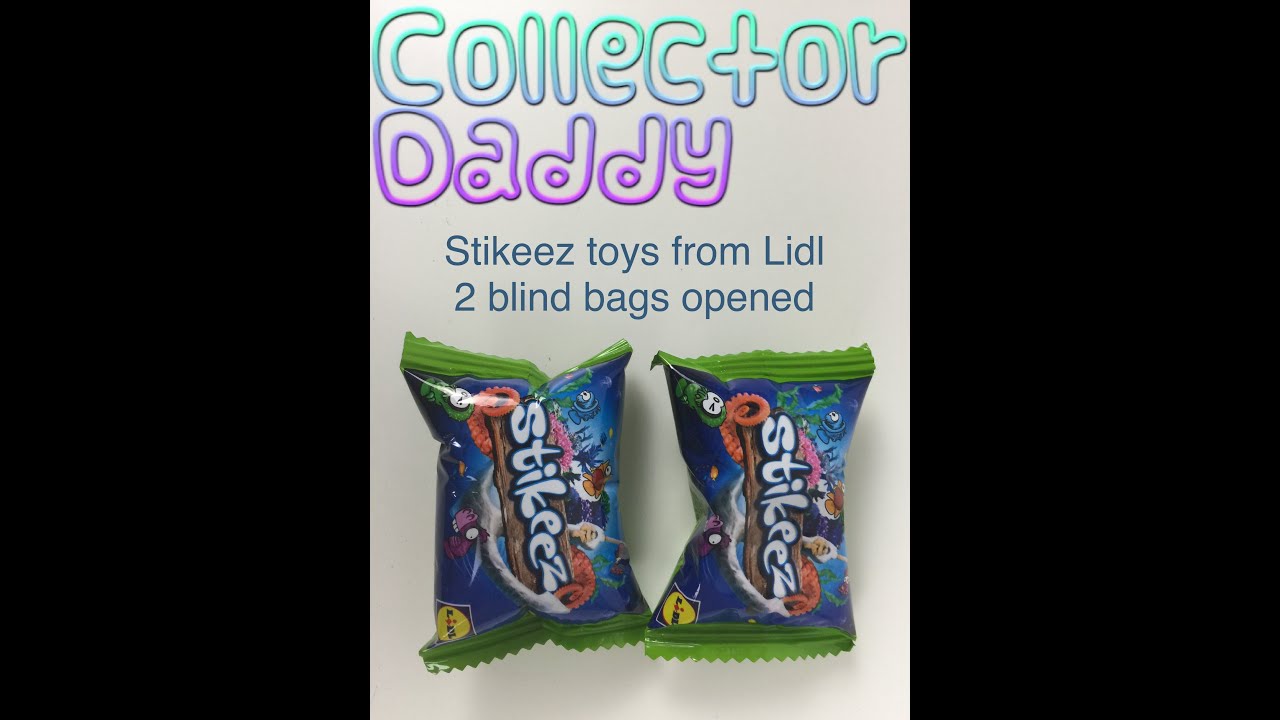 New Stikeez collectable toys blind bags by Lidl opened