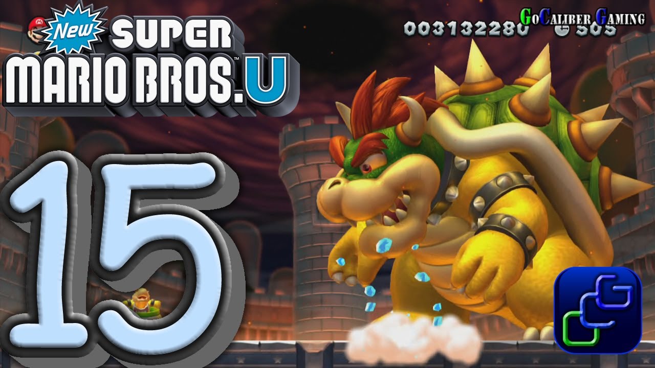 New Super Mario Bros U Walkthrough - Part 15 - Peach Castle and ENDING