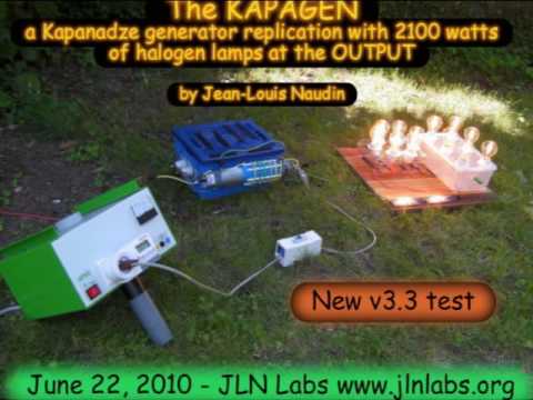 New test of the Kapagen v3.3 by Jean-Louis Naudin