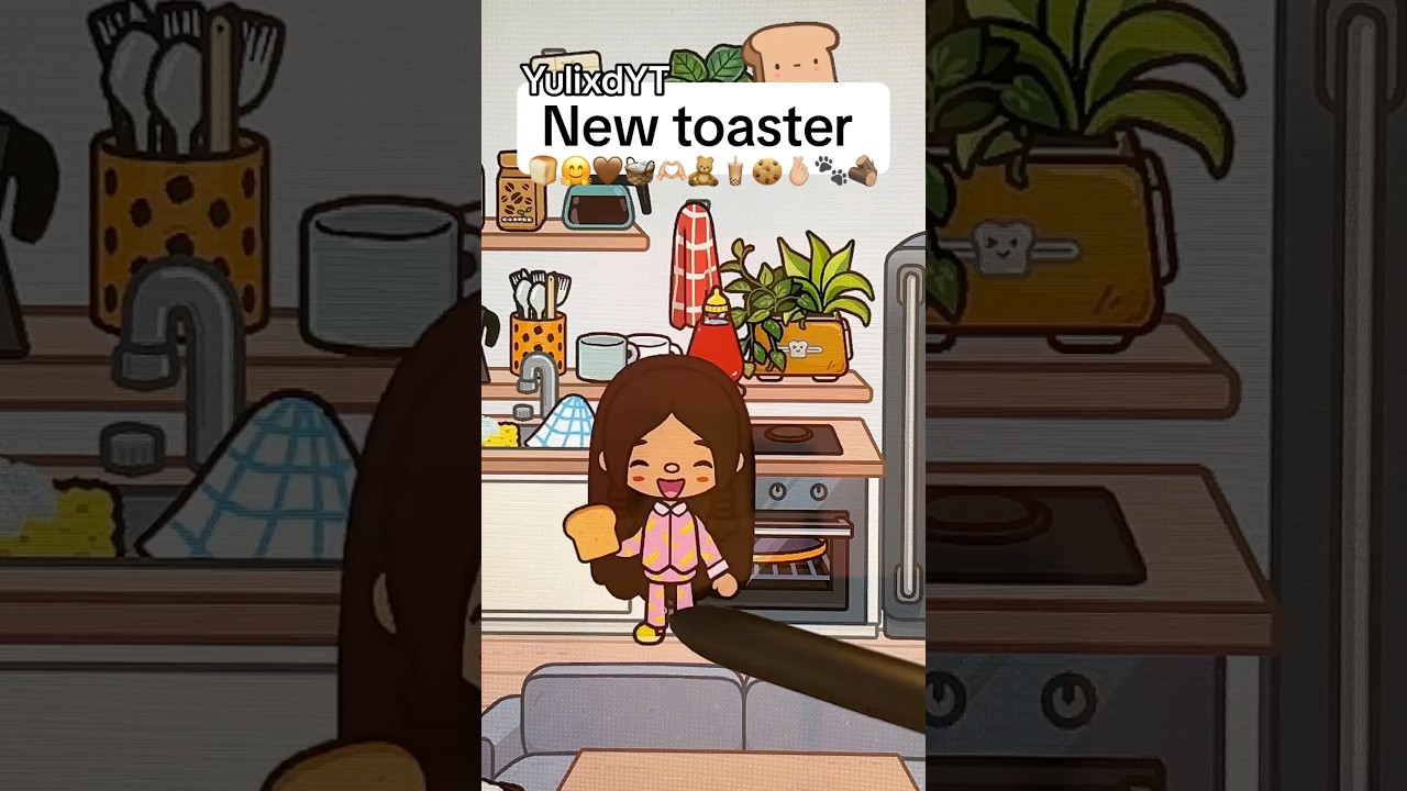 New toaster🍞 credit for idea: toca..lida #tocaboca #aesthetic