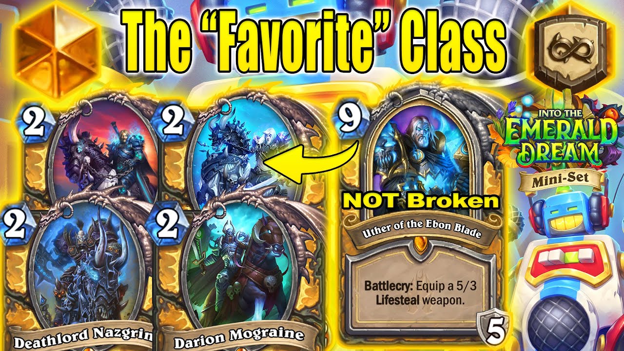 NEW Uther Horseman EXODIA Paladin Deck Is Beyond BrOkEn Into the Emerald Dream Mini-Set| Hearthstone