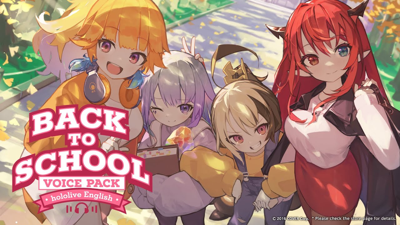 [New Voice Pack] Back to School