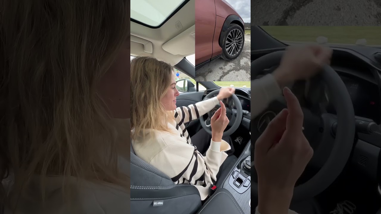 New vs. normal steering: Take a look at this Steer-by-wire System! #shorts | Lexus RZ 450e