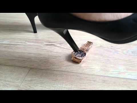 New watch crush in new black high heels part 2