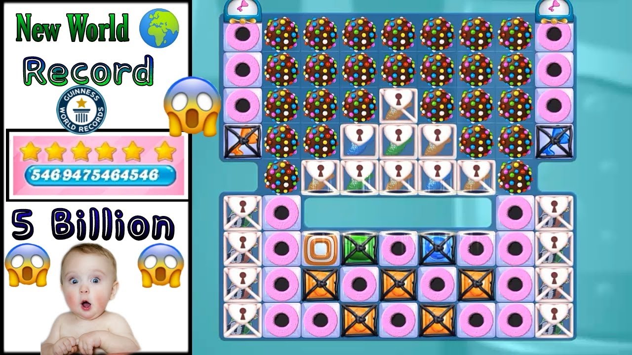 New world record 5 Billion points | Candy crush saga high score 2021| Candy crush saga