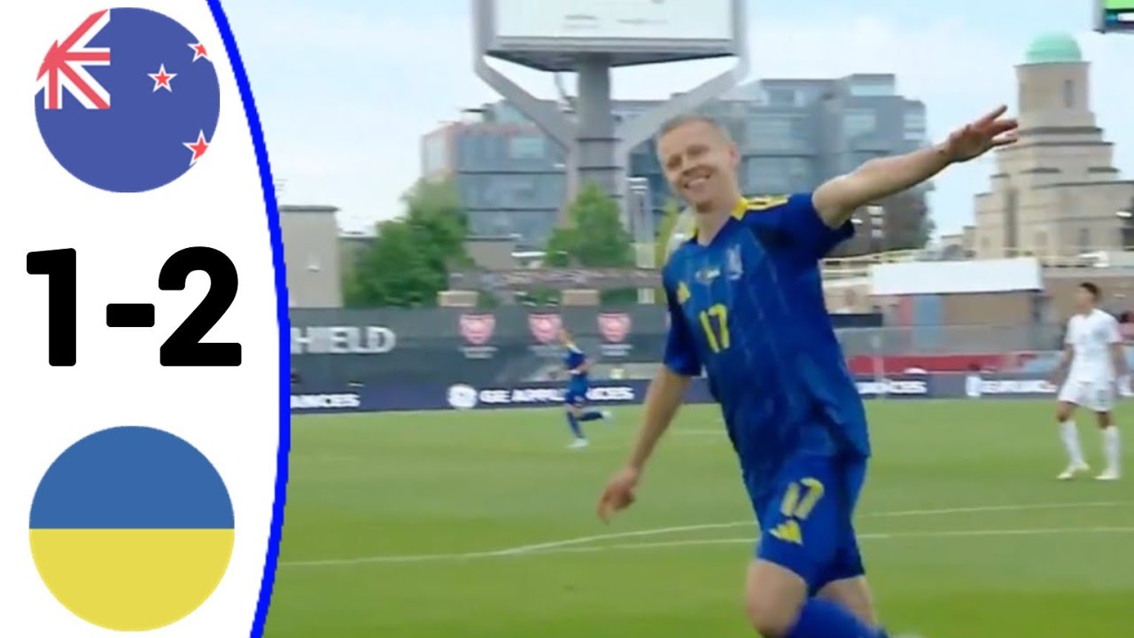 New Zealand vs Ukraine (1-2) All Goals and Extended Highlights