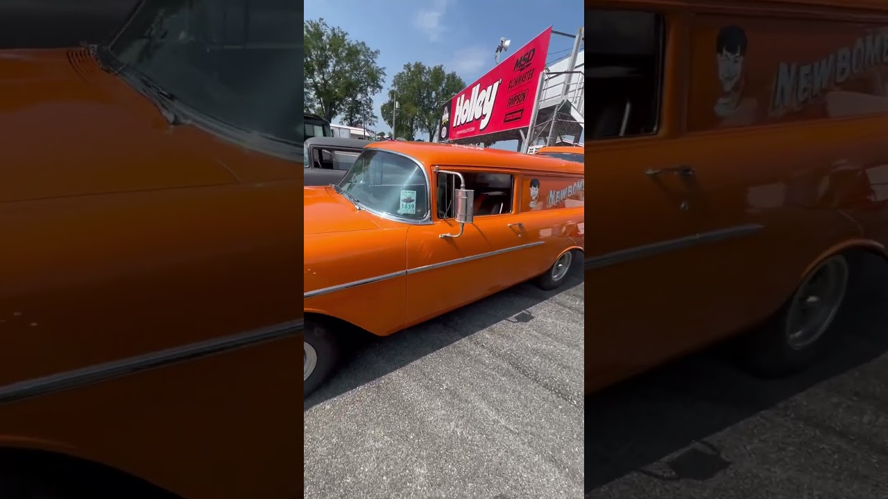 NewBob Turks’s Pie Wagon from Hollywood Knights on display at the 2024 Tri Five Nationals