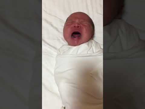 Newborn baby crying