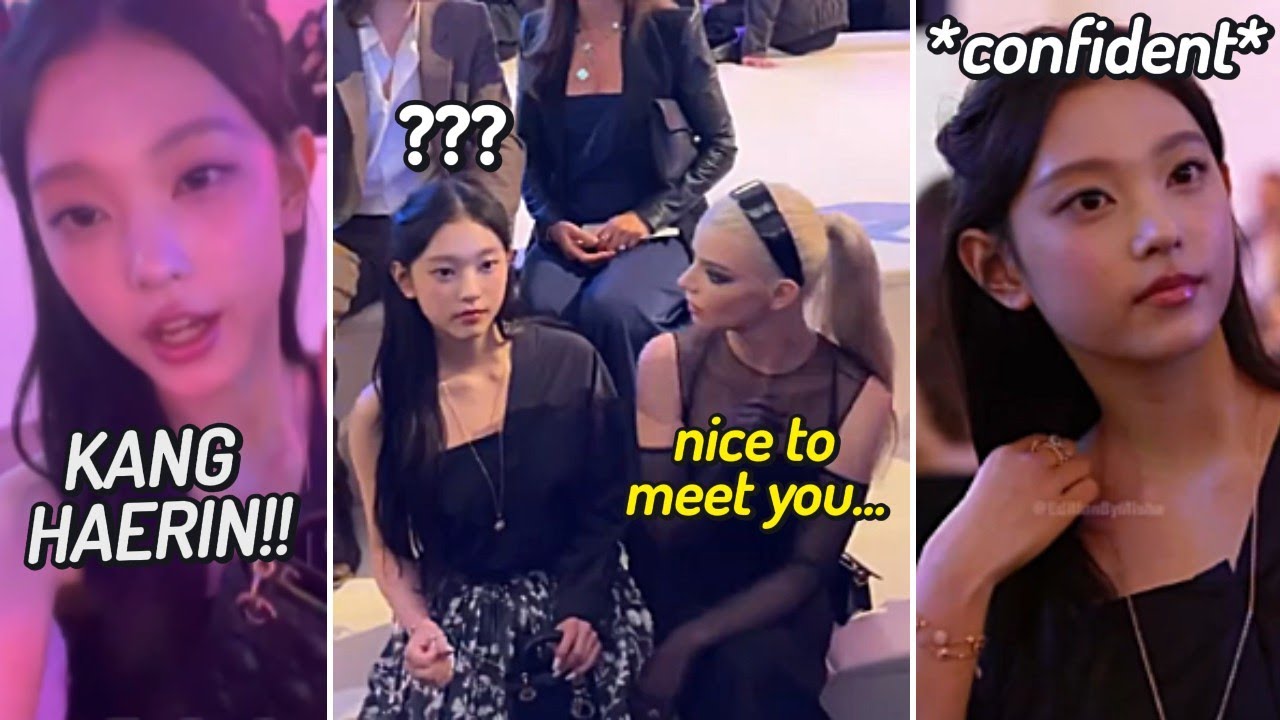 NewJeans Haerin *SERVES* at Dior NYC Fashion Show (ft. Anya Taylor Joy)