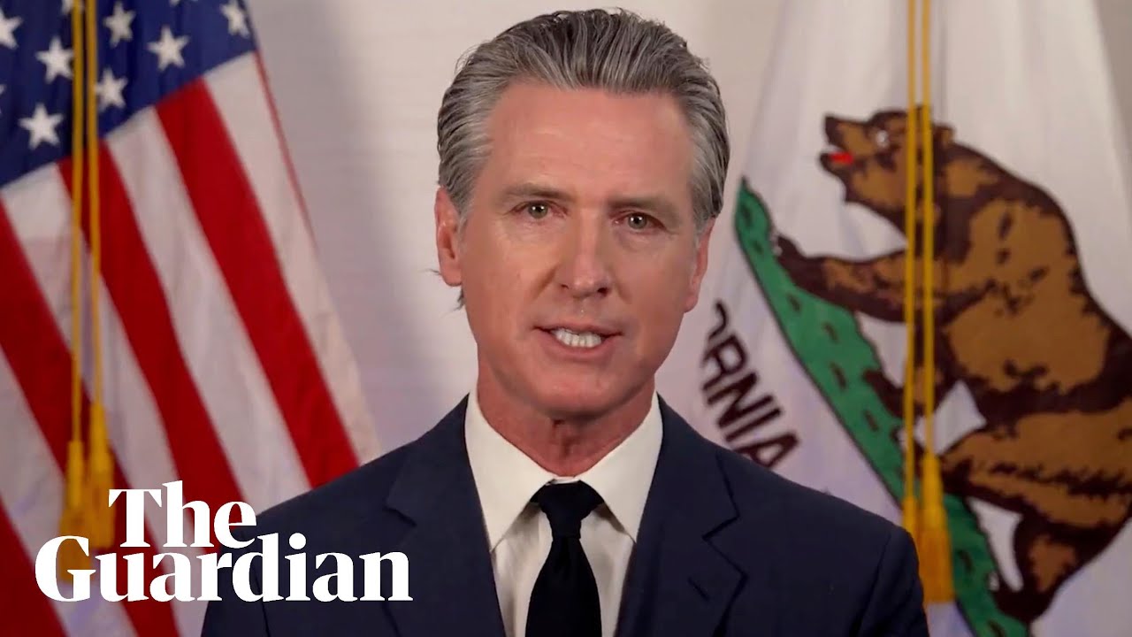 Newsom says 'democracy is under assault' in speech strongly criticising Trump