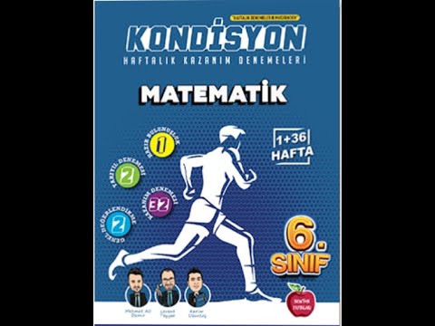 Newton Yayınları 6.Sınıf Kondisyon Haftalık Kazanım Denemeleri | Deneme 2 Çözümleri