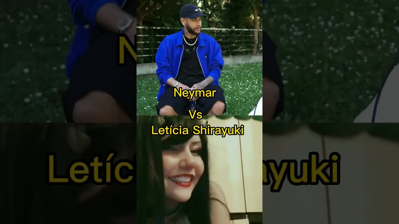 Neymar vs Letícia shirayuki #futebol #shorts #neymar