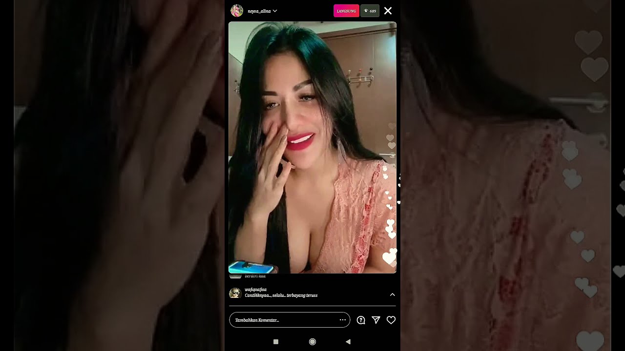 Neysa Alina Live Instagram Super Cantik! 😍