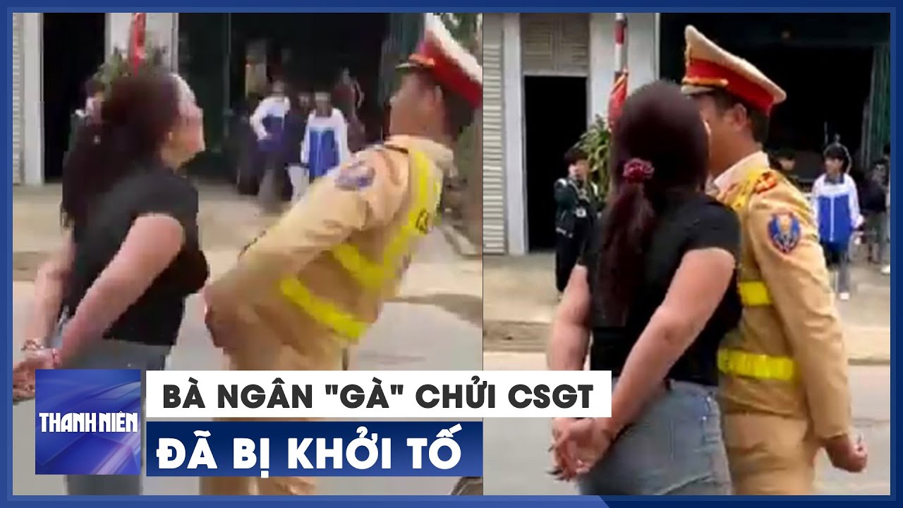 Người phụ nữ chửi CSGT ở Thanh Hóa đã bị khởi tố