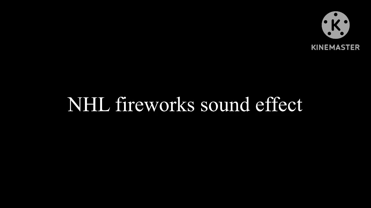 NHL firework whistle sound effect