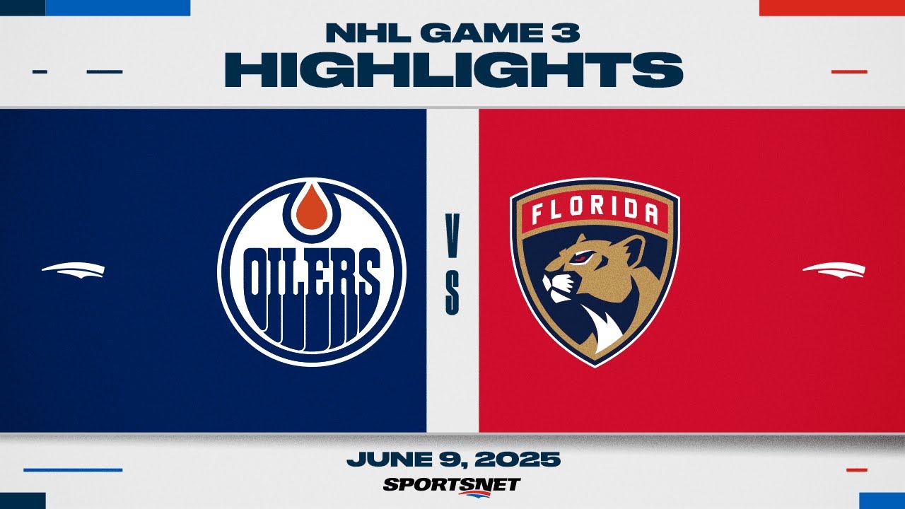 NHL Game 3 Highlights | Oilers vs. Panthers - June 9, 2025
