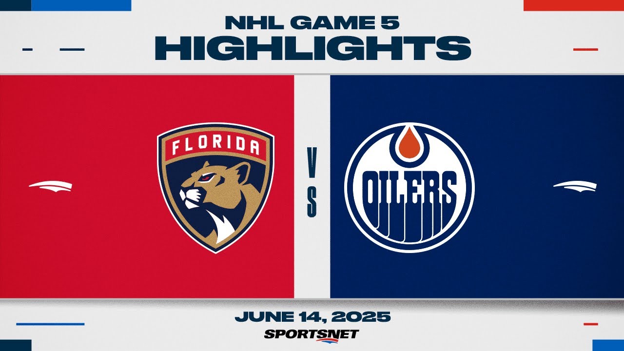 NHL Game 5 Highlights | Panthers vs. Oilers - June 14, 2025