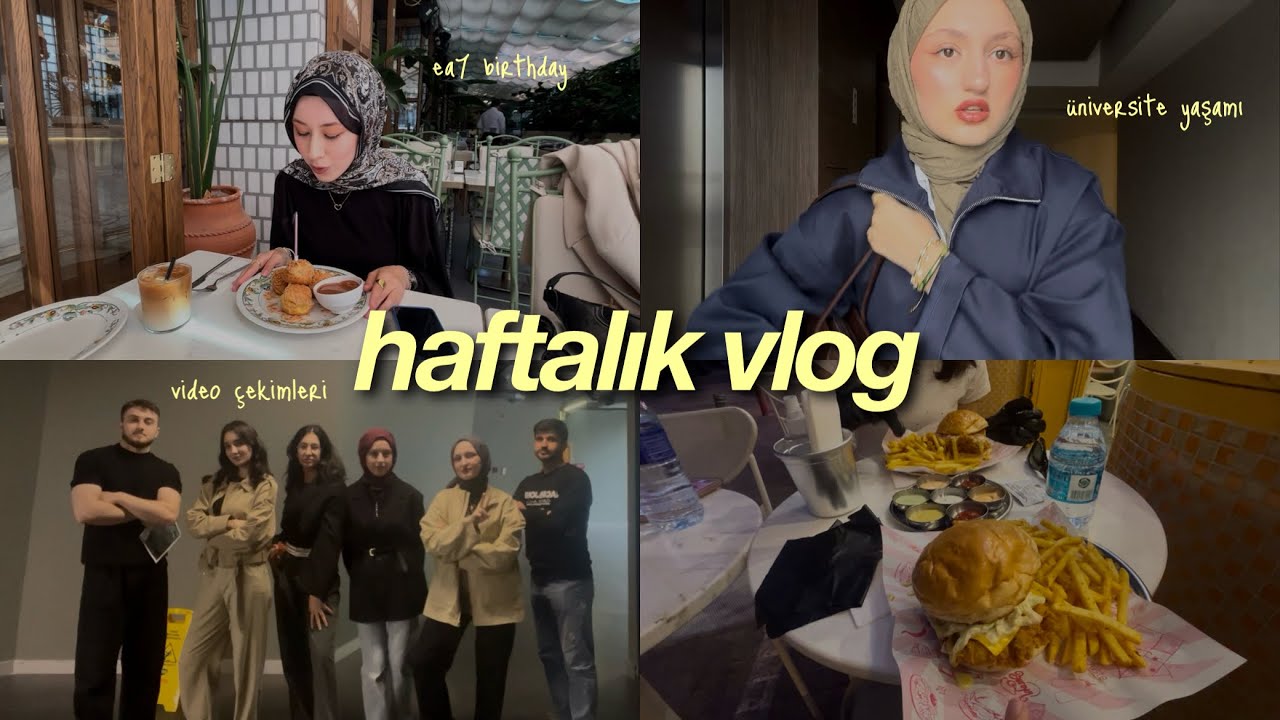 üni vlog | kulüp etkinlikleri, ebr dg, sunum, haftalık vlog