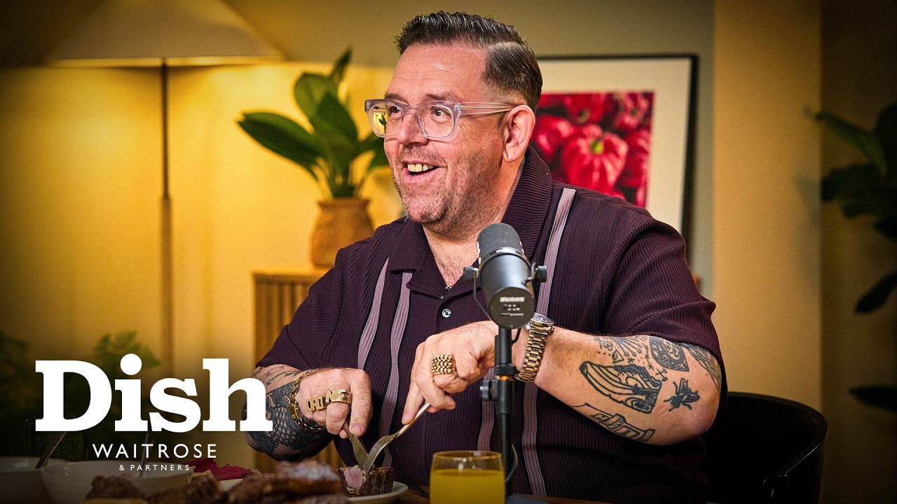 Nick Frost challenges Angela Hartnett to a chop off! | Dish Podcast | Waitrose
