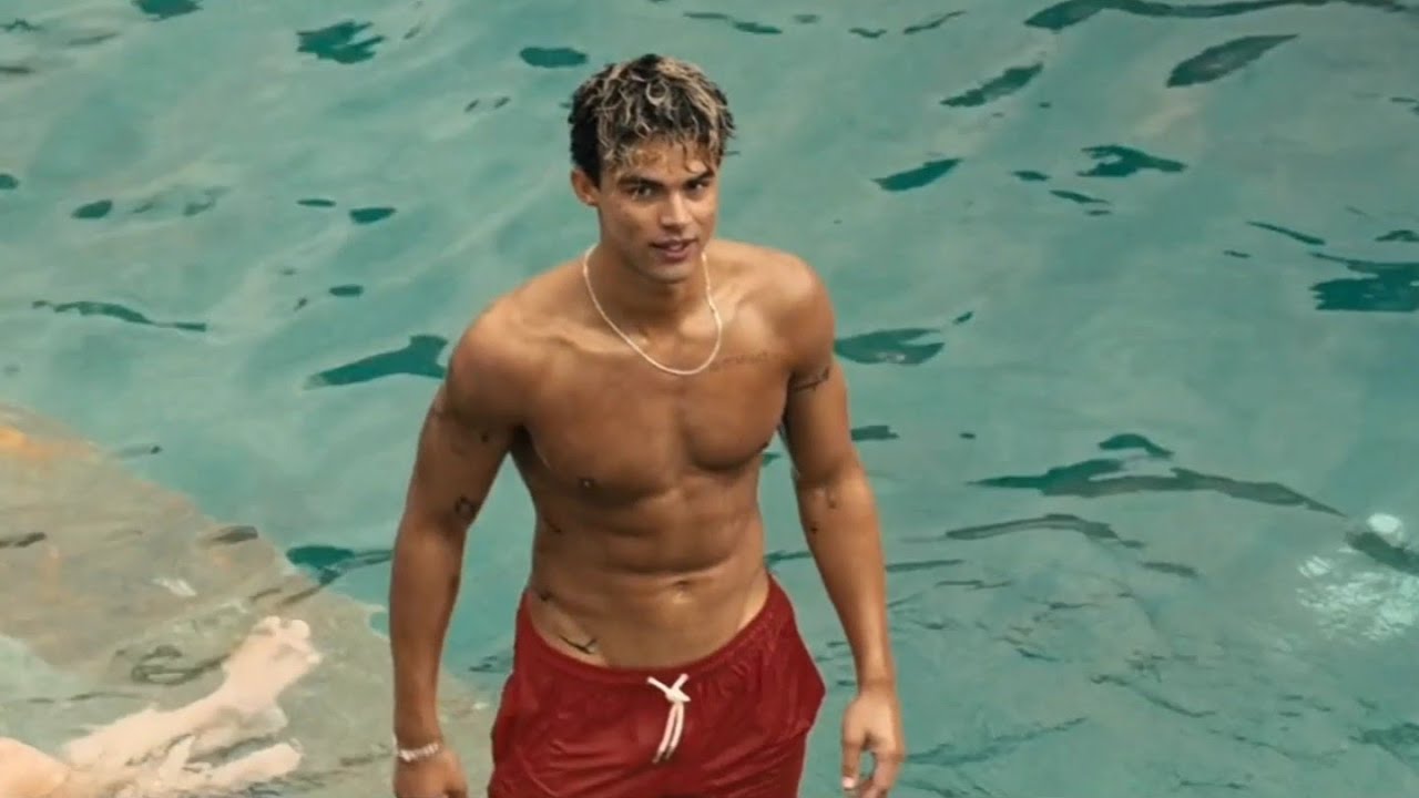 Nick Getting out of the Pool Scene [My Fault:London]