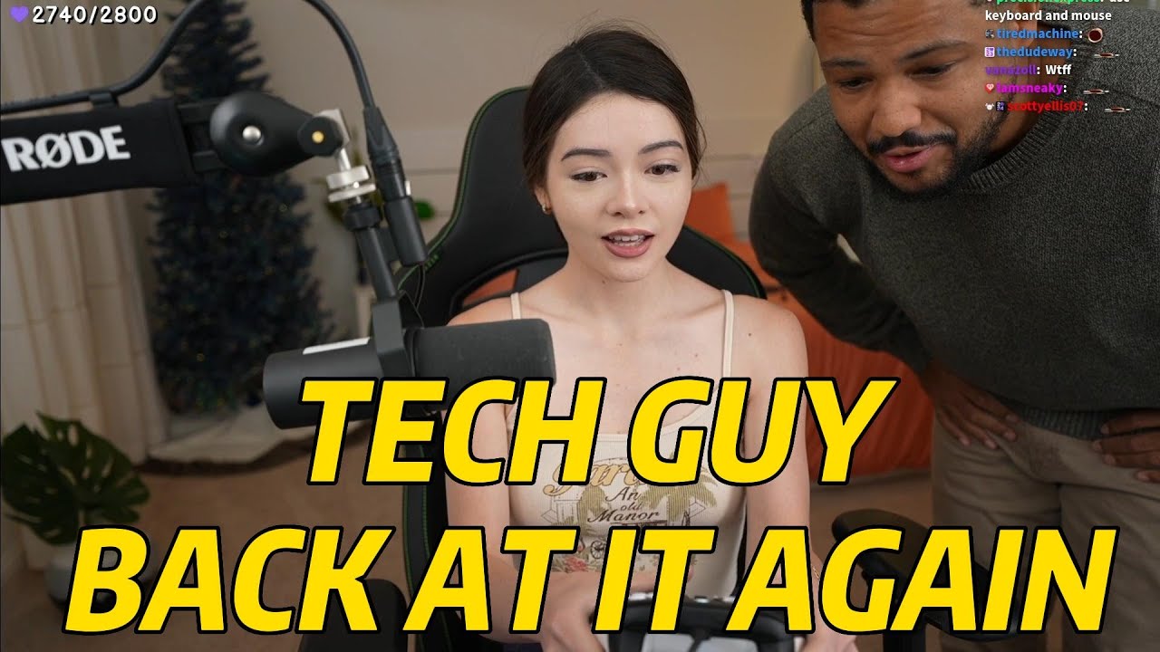 Nick Helps Katchii With Tech