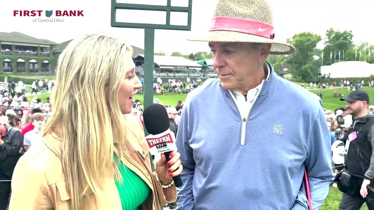 Nick Saban talks Buckeyes, Julian Sayin, and golfing with Ryan Day | Memorial Tournament Pro-Am