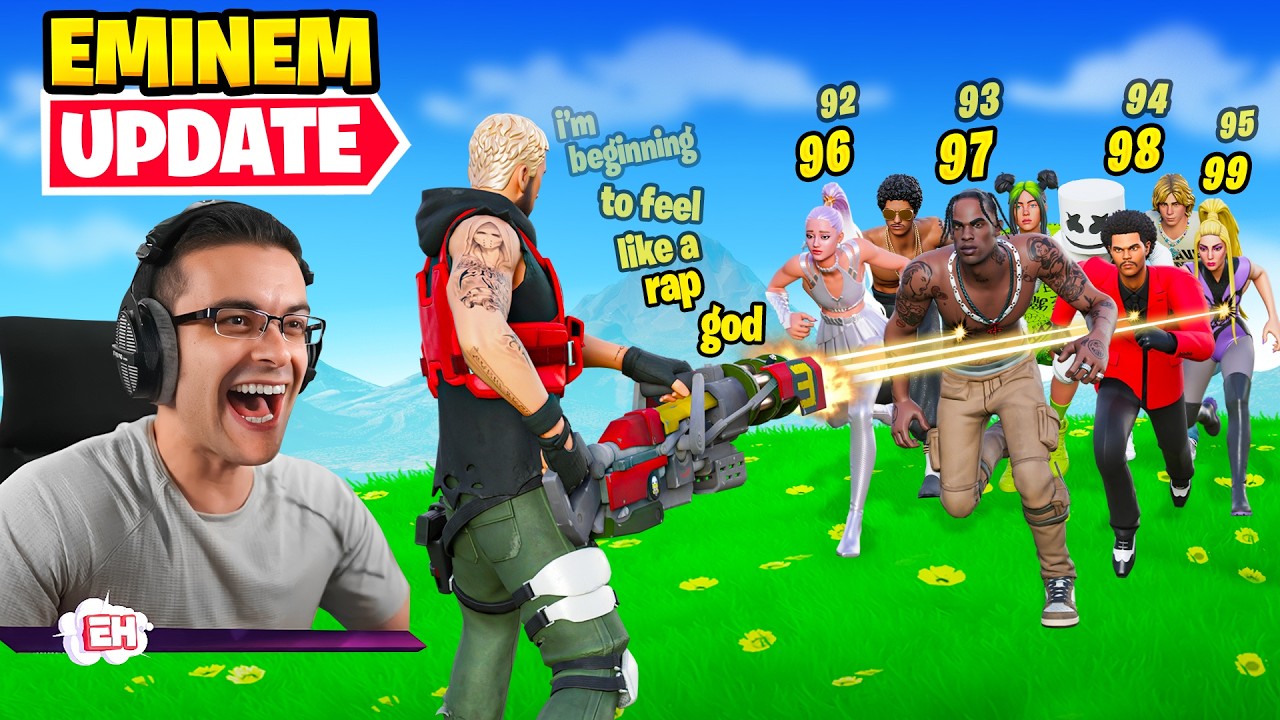 NickEh30 reacts to Eminem's Minigun & Spaghetti Grotto!