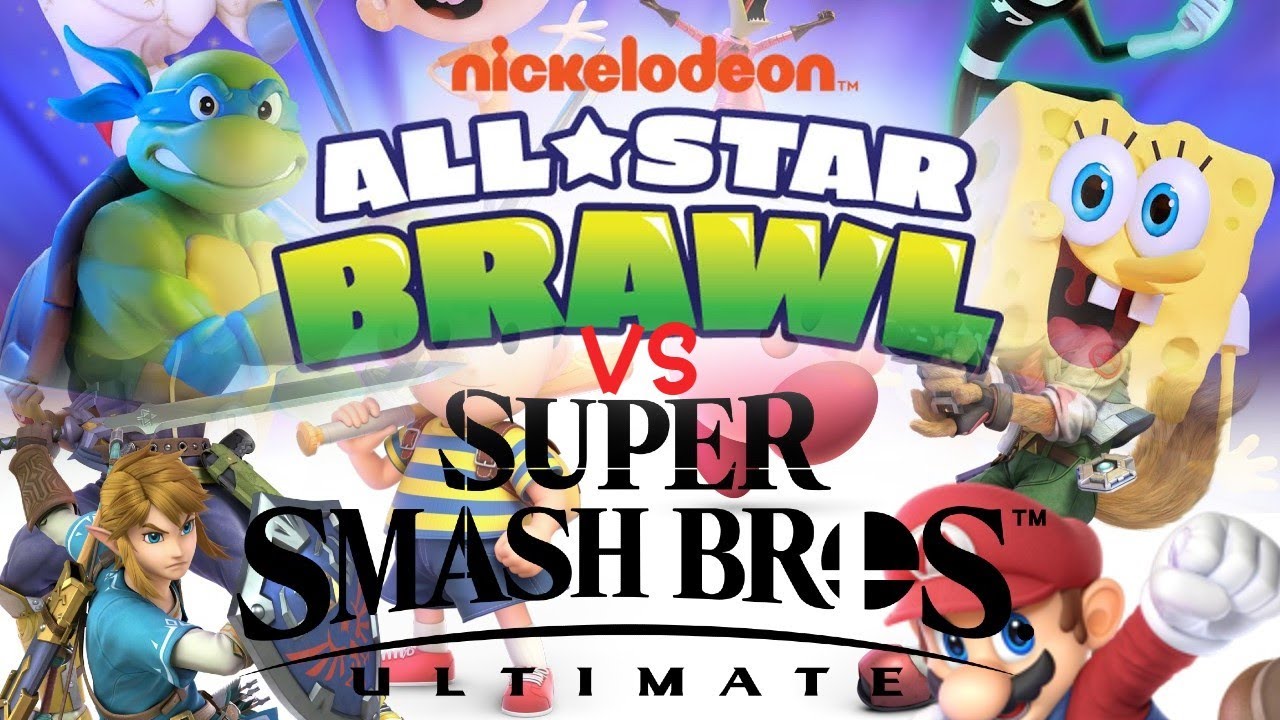 Nickelodeon All-Star Brawl Announcement Trailer - Original vs Super Smash Bros. Ultimate