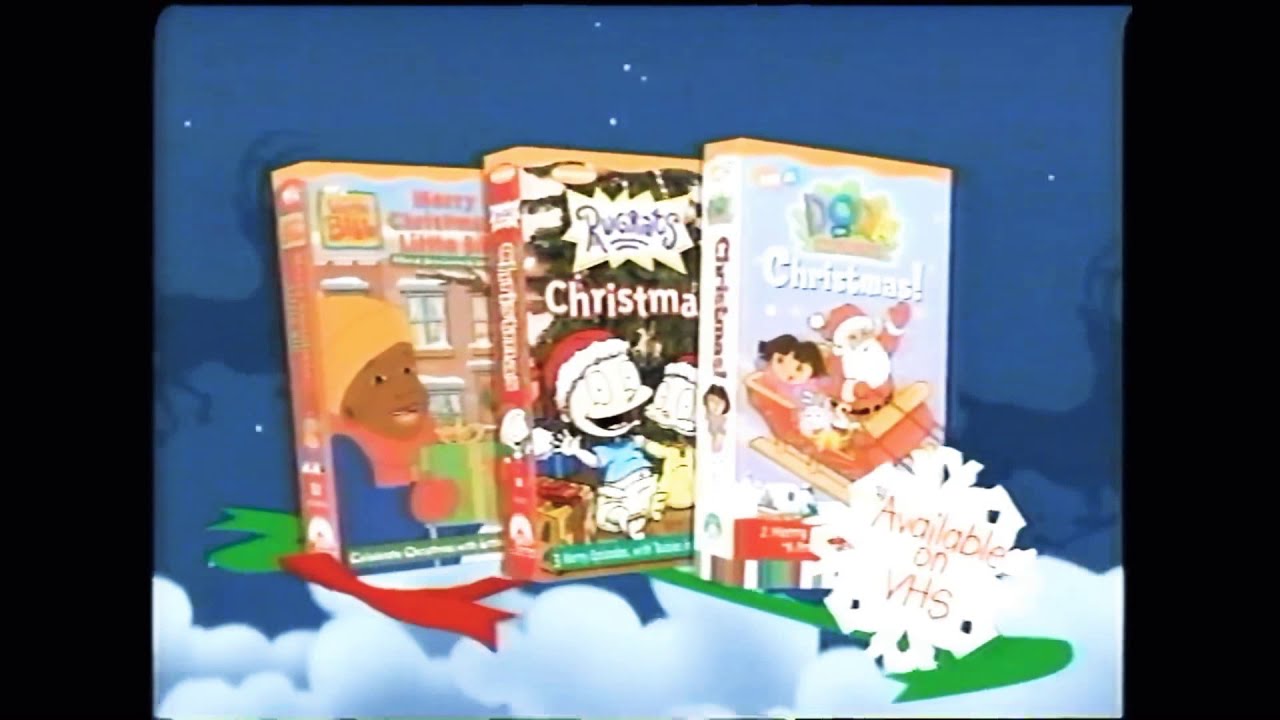 Nickelodeon Christmas (2002) VHS and DVD Trailer (60fps)