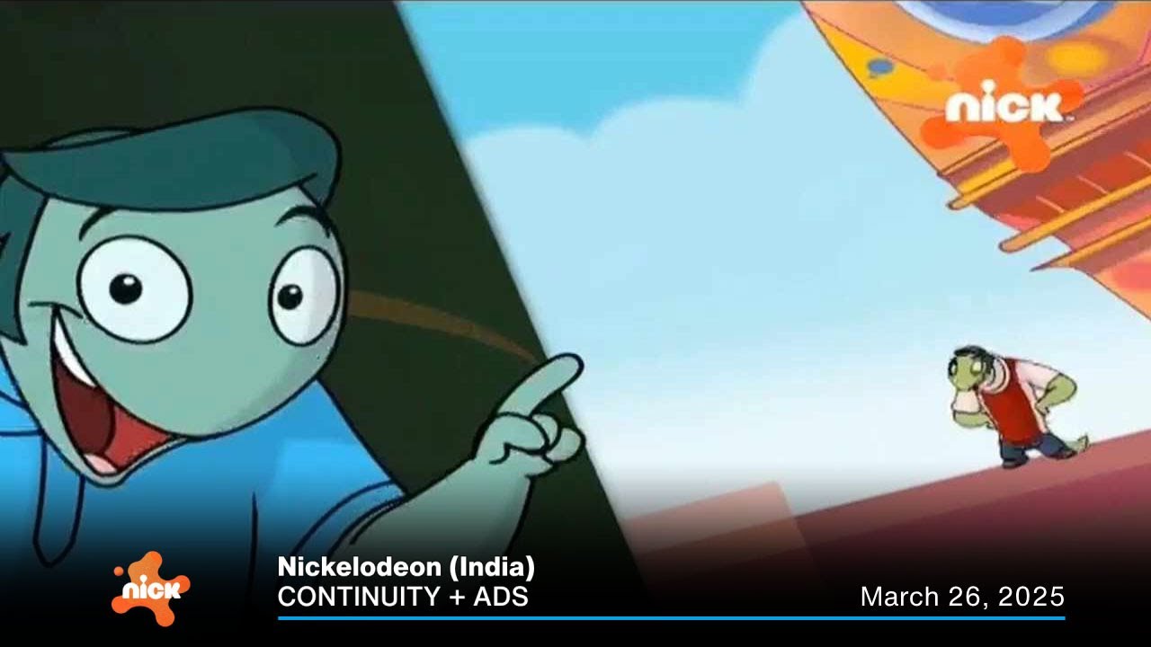 Nickelodeon (India) (Tamil) continuity + ads | March 26, 2025